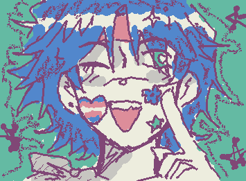 Soheil! Hes transmasc and part of the story Ariadne is in (*^o^*)