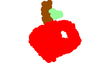 Apple, a very delicious apple.