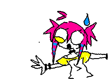 new oc lads :9 can someone draw her pls =) (not forcing)