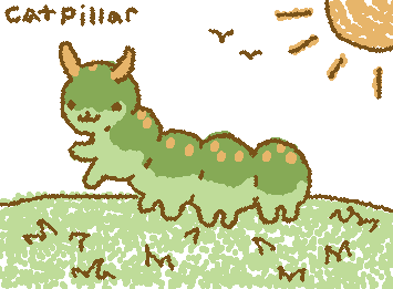 cute little caterpillar :3