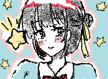 代理ちゃんを!描きました!
黒上ボブで、ハーフアップお団子です!リボンしてます!(色は特に決めてません)
目は、水色ですかね…水色のブラウスに、赤いリボンです!
髪の内側に赤色入ってると思うんですが、本当は入ってません…!赤色が浮くので、入れただけです…😋