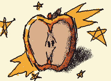 an apple a day keep the art block away