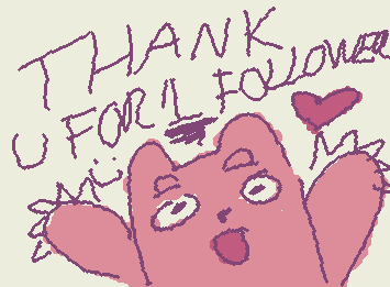 THANK U FOR 1 FOOLOWER