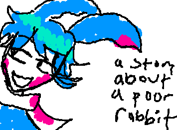 astory of a poor blue rabbit
悲しいうさぎの歌