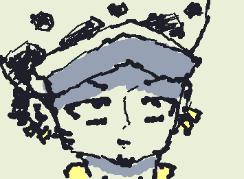 あんまこのペンで絵書いてる人見たこと無いから使ってみた!
塗りつぶしが楽なのと、ミニキャラぽくなる所、鉛筆?と同じ質感だから太いと細いが調節できて良かった👍️