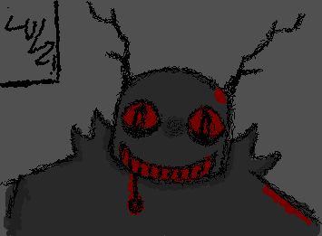 It's the guy who I haven't named yet!!!!!!!! I made him for a project on Retrostudio I'm workin' on.