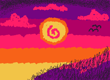 hi im taking requests cause im bored, take this sunset