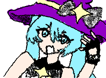 I drew the witch Miku!