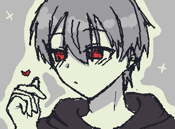 @YuRuki_ かき直し。これ誰なん状態の絵でごめん、あと何回ゴミ絵メンションしてくんねんって感じですよね謝罪